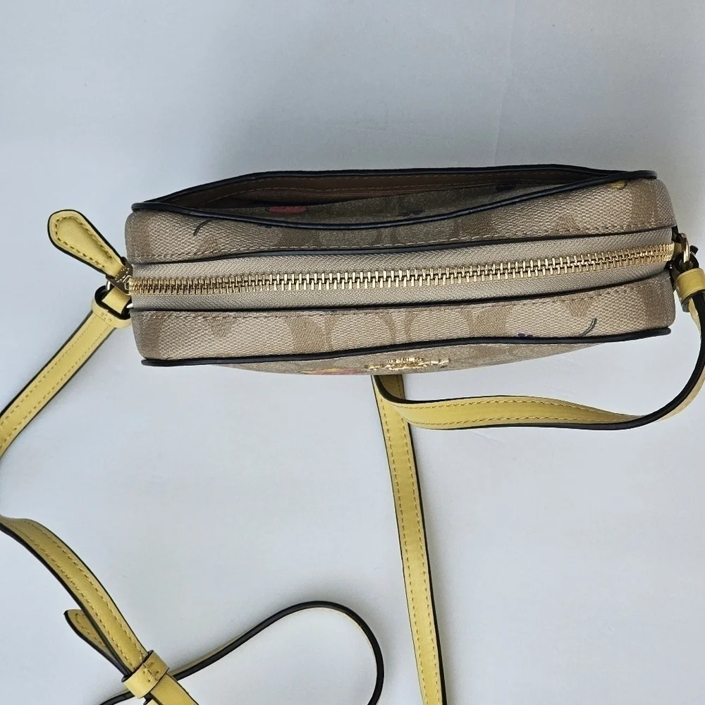Coach Bag Mini Camera Bag In Signature Canvas With Dreamy Veggie Print